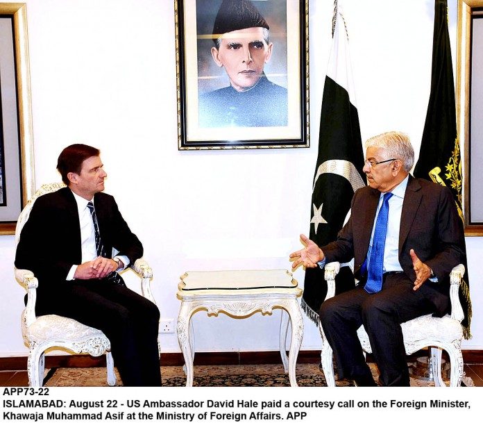 Khuwaja asif and Devid hel