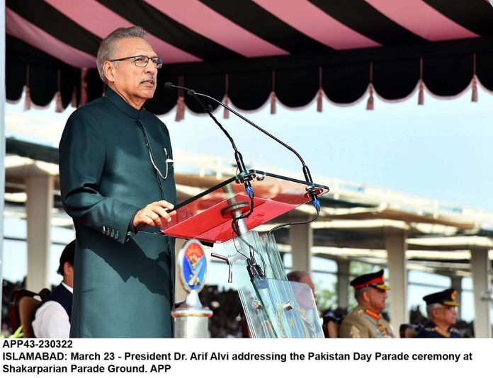 APP43-230322President-Islamabad